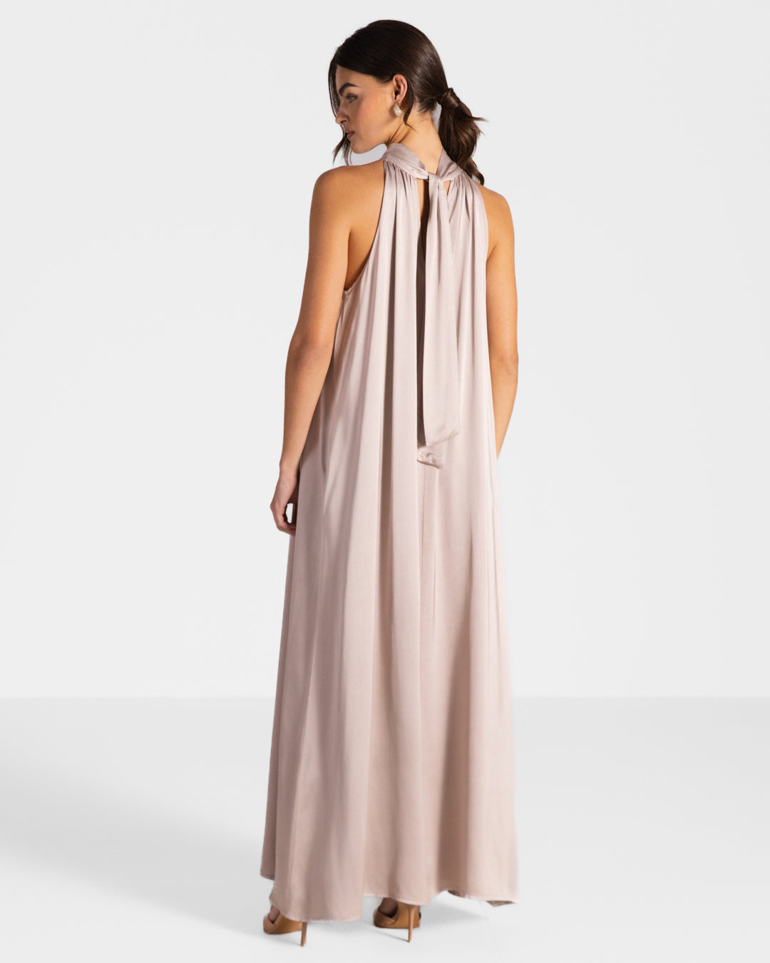 Culture® | Halterneck Satin Dress