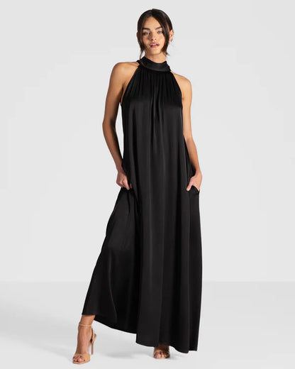 Culture® | Halterneck Satin Dress