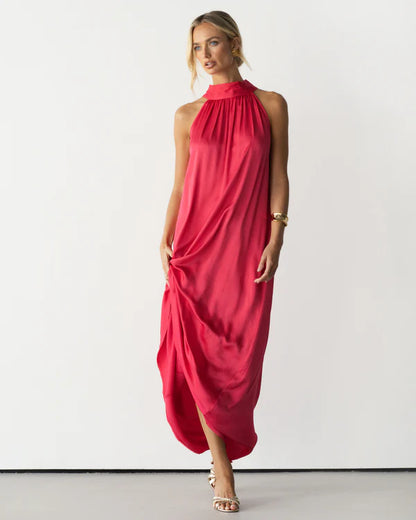 Culture® | Halterneck Satin Dress
