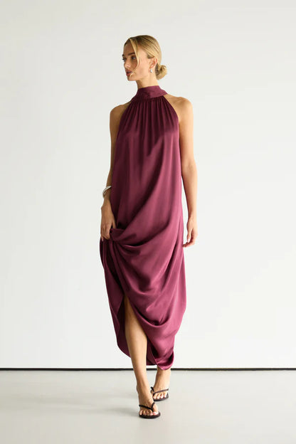 Culture® | Halterneck Satin Dress