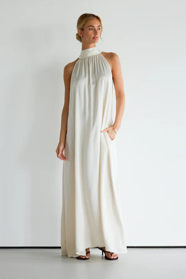 Culture® | Halterneck Satin Dress