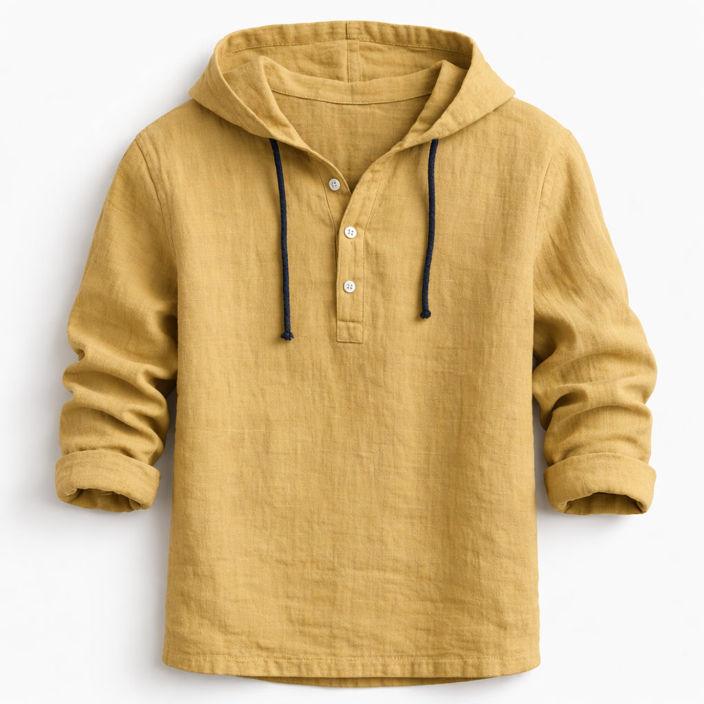 Culture® | Linen Hooded Shirt – Effortless Luxury for Every Season