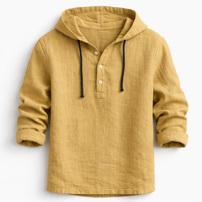 Culture® | Linen Hooded Shirt – Effortless Luxury for Every Season