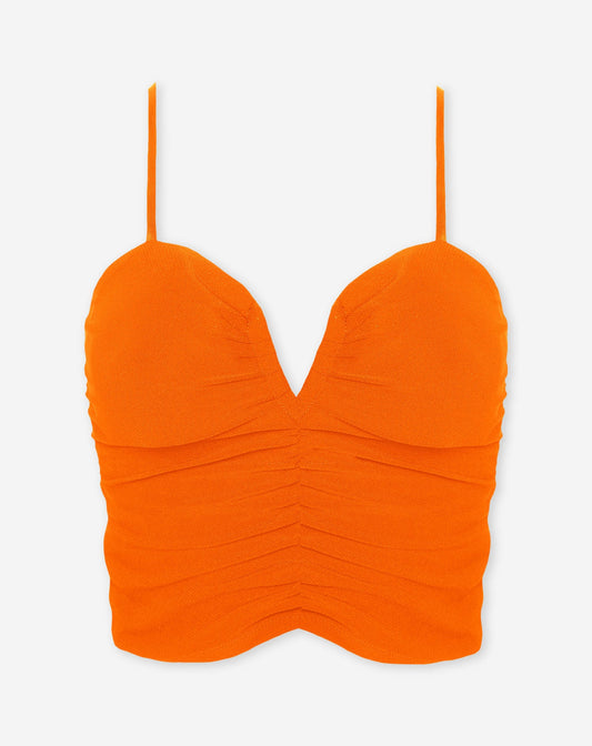 Culture® | Ruched Cami Top Orange