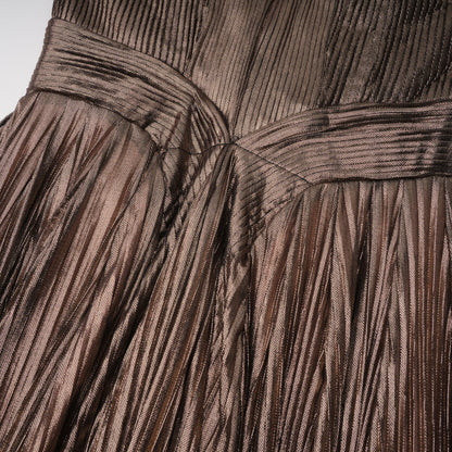 Culture® | Bronze Goddess Satin Maxi Dress