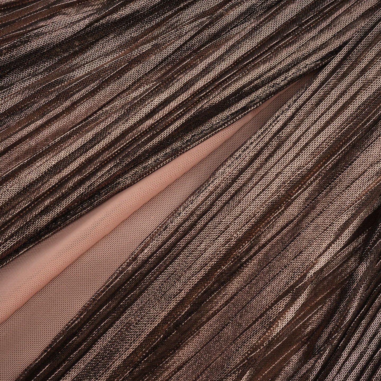 Culture® | Bronze Goddess Satin Maxi Dress