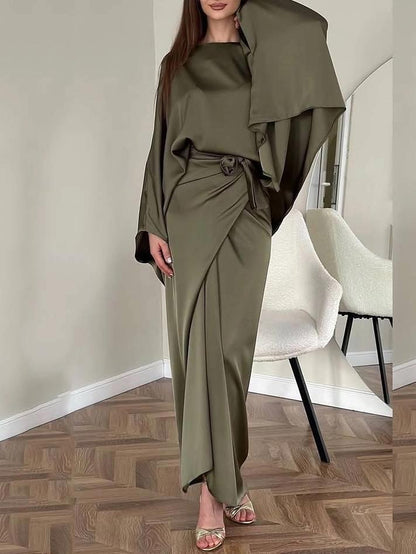 Culture® | Satin Elegance Maxi Dress