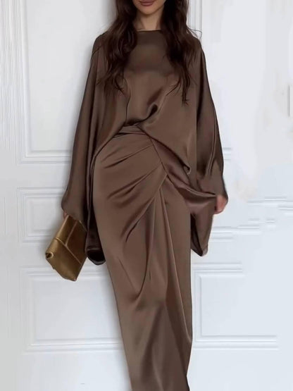 Culture® | Satin Elegance Maxi Dress