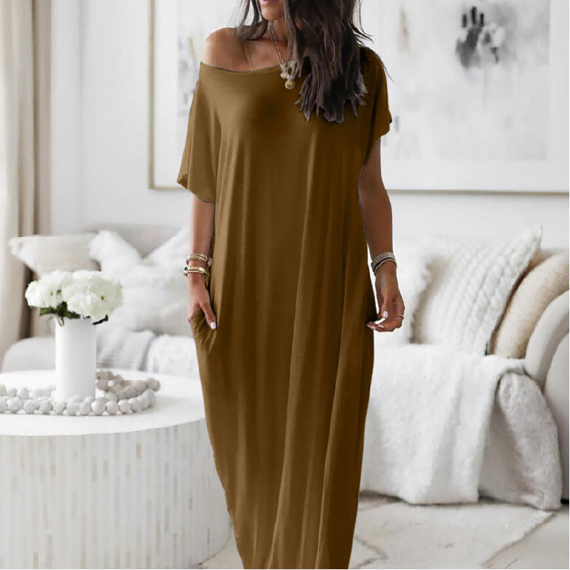 Culture® | Oversized Off-Shoulder Casual Dress