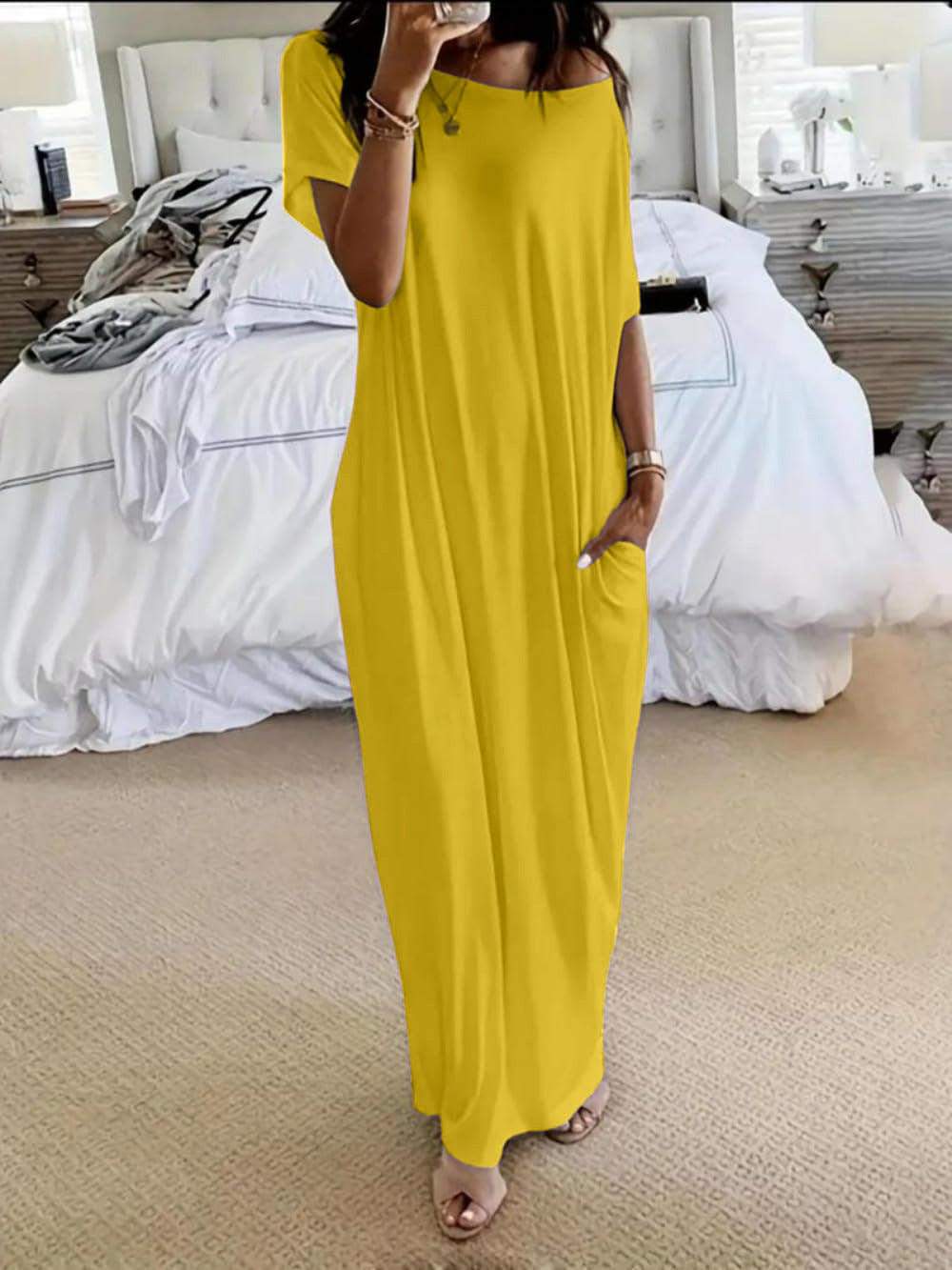 Culture® | Oversized Off-Shoulder Casual Dress