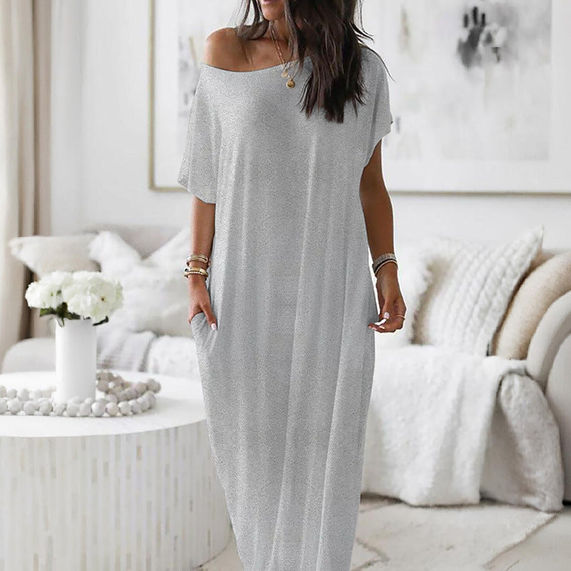 Culture® | Oversized Off-Shoulder Casual Dress