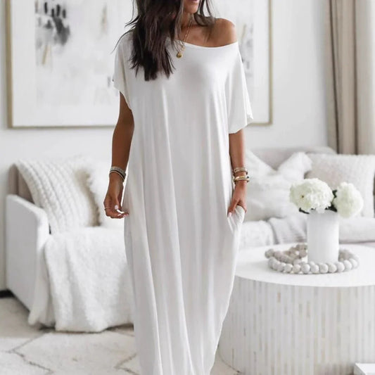 Culture® | Oversized Off-Shoulder Casual Dress