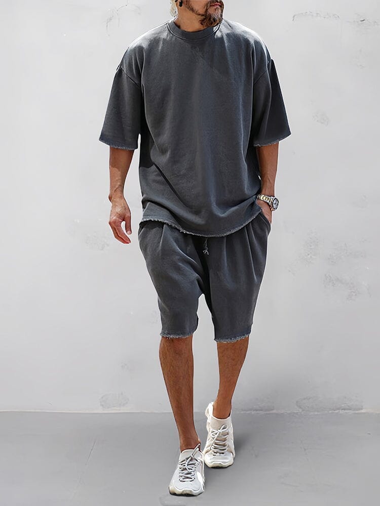 Culture® | Casual Loose Fit Solid Sports Sets