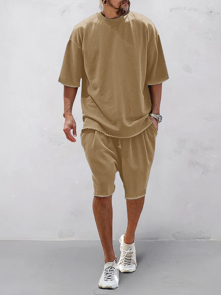 Culture® | Casual Loose Fit Solid Sports Sets