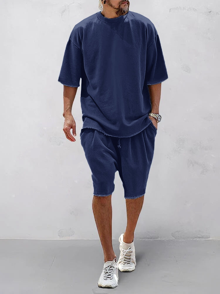 Culture® | Casual Loose Fit Solid Sports Sets