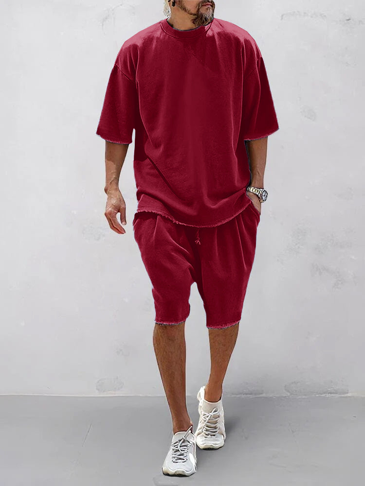 Culture® | Casual Loose Fit Solid Sports Sets