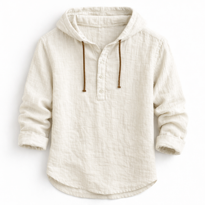 Culture® | Linen Hooded Shirt – Effortless Luxury for Every Season