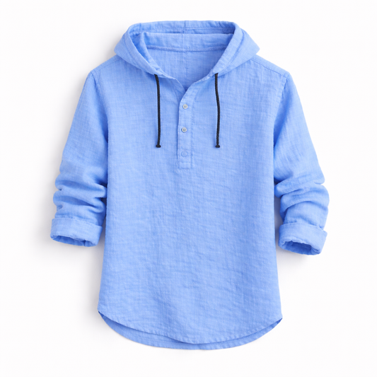 Culture® | Linen Hooded Shirt – Effortless Luxury for Every Season