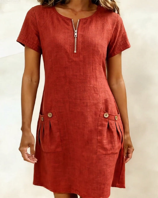 Culture® | Cotton Zip Pocket Dress