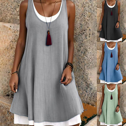 Culture® | Women's Casual Loose Sleeveless Dress