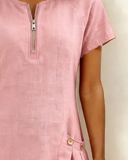 Culture® | Cotton Zip Pocket Dress