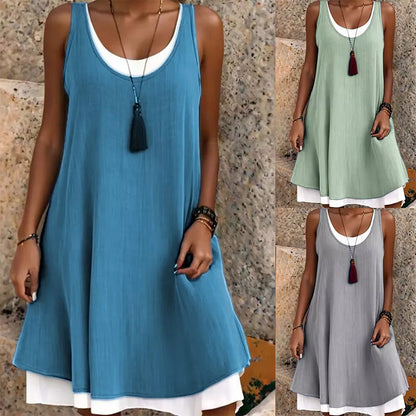 Culture® | Women's Casual Loose Sleeveless Dress