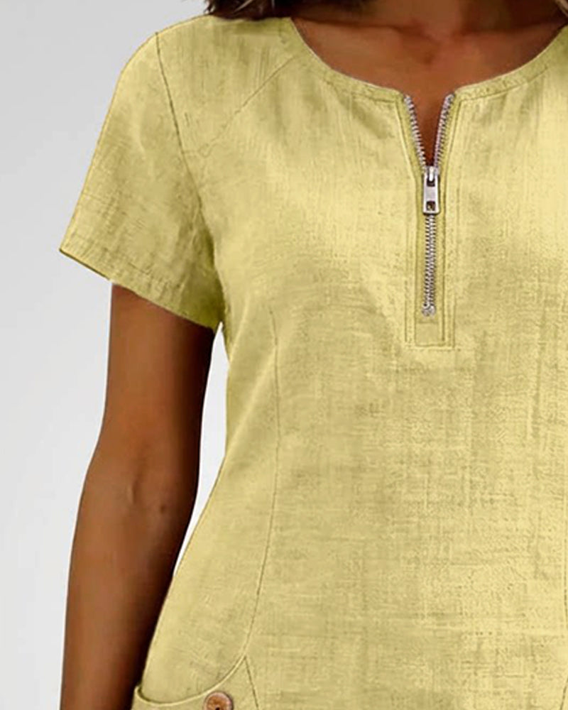 Culture® | Cotton Zip Pocket Dress