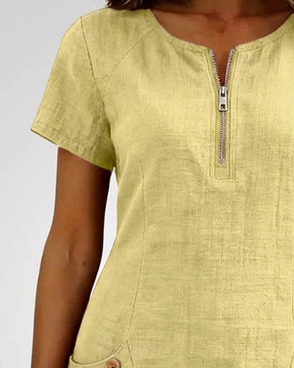 Culture® | Cotton Zip Pocket Dress