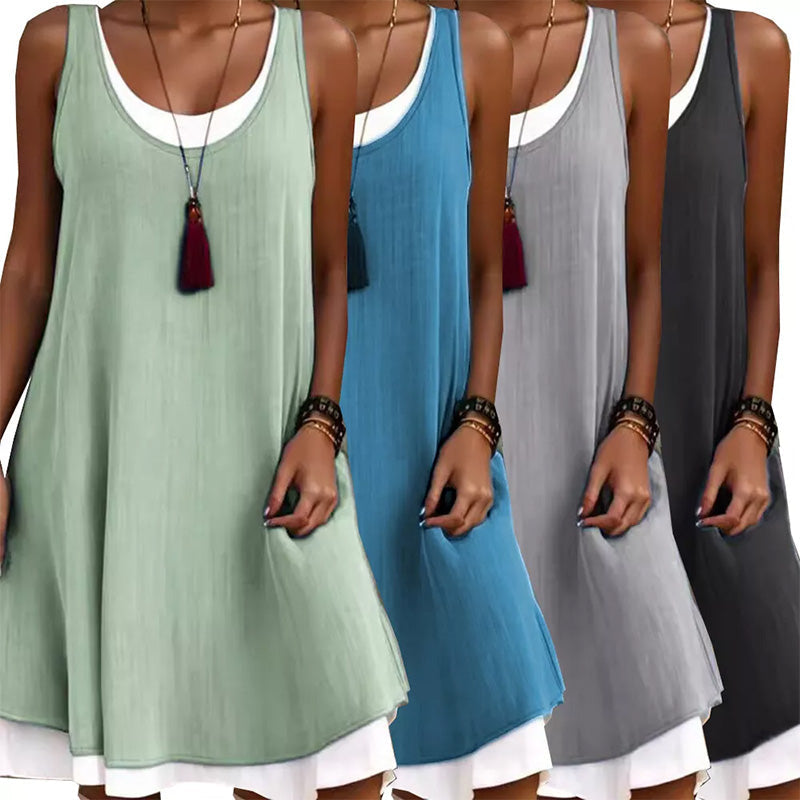 Culture® | Women's Casual Loose Sleeveless Dress
