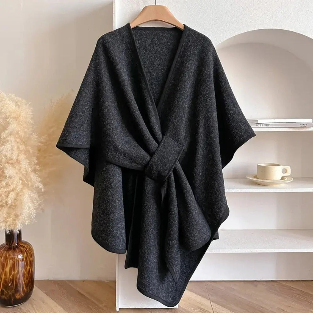 Culture® | Wool Blend Poncho Scarf
