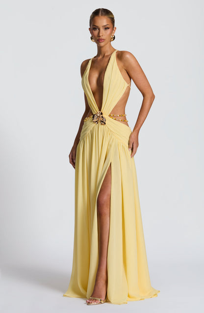 Culture® | Indianna Maxi Dress - Lemon