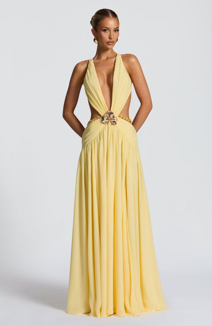 Culture® | Indianna Maxi Dress - Lemon