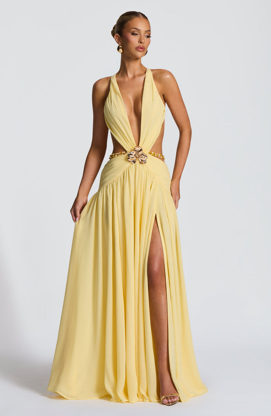 Culture® | Indianna Maxi Dress - Lemon