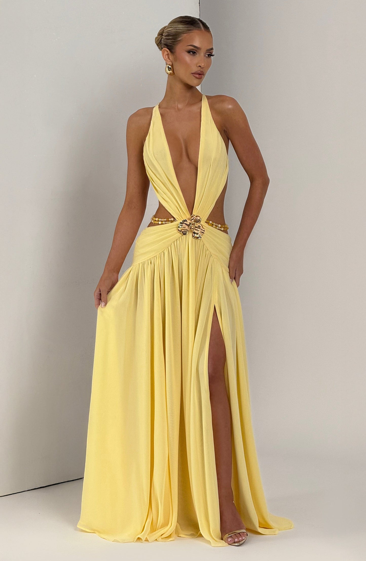 Culture® | Indianna Maxi Dress - Lemon