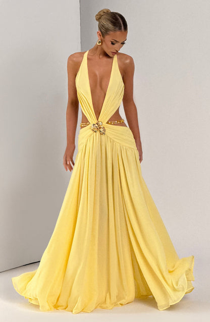 Culture® | Indianna Maxi Dress - Lemon