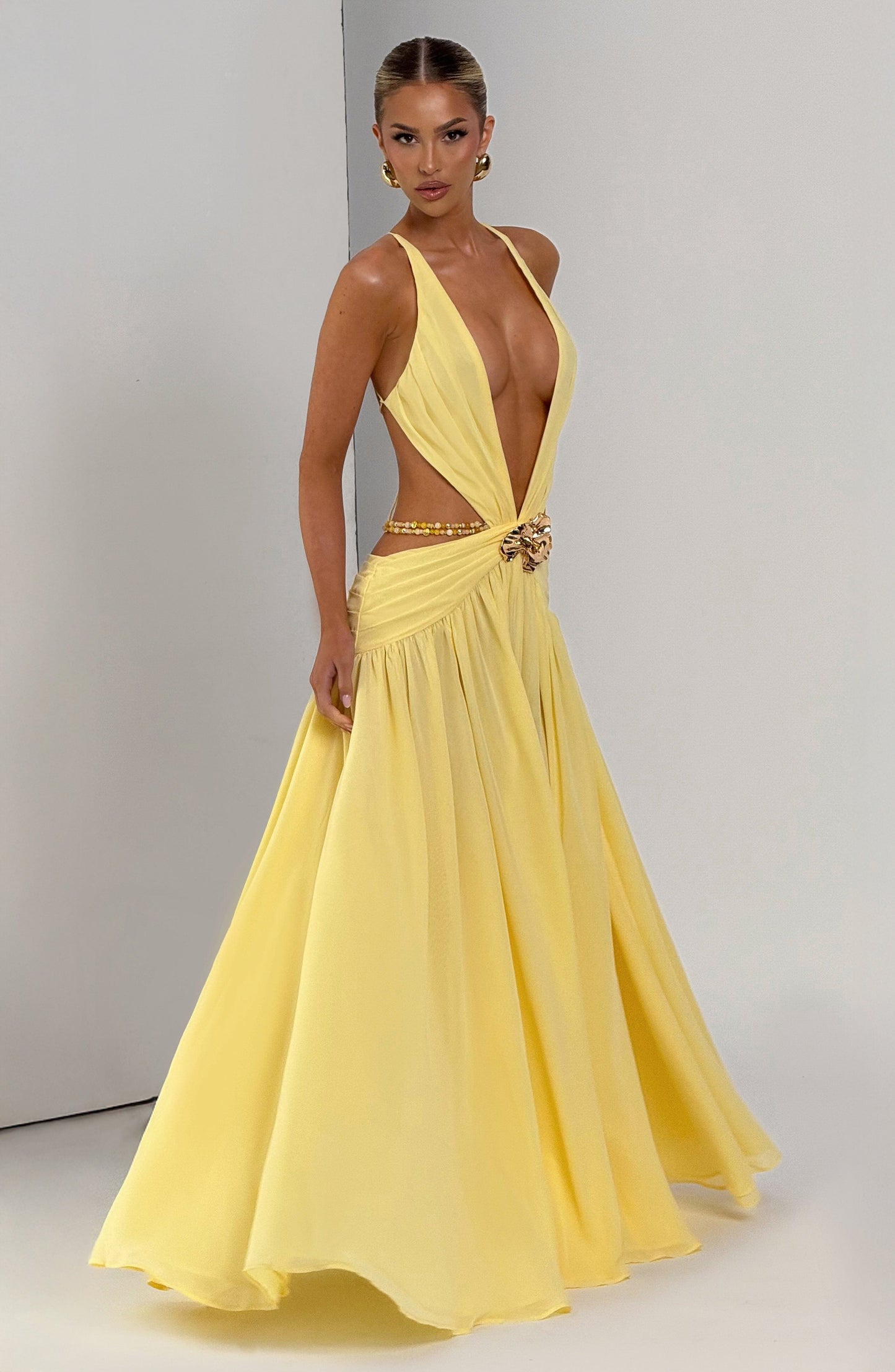 Culture® | Indianna Maxi Dress - Lemon