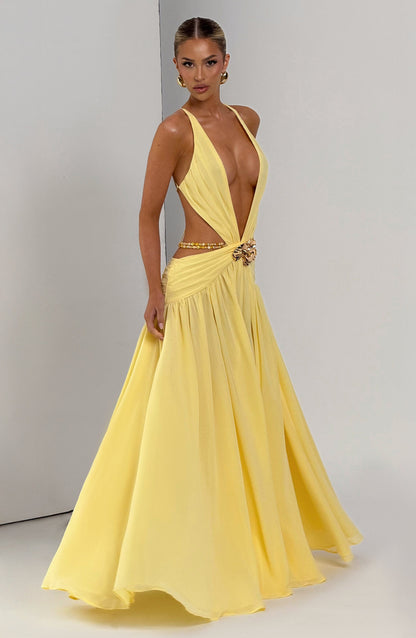 Culture® | Indianna Maxi Dress - Lemon