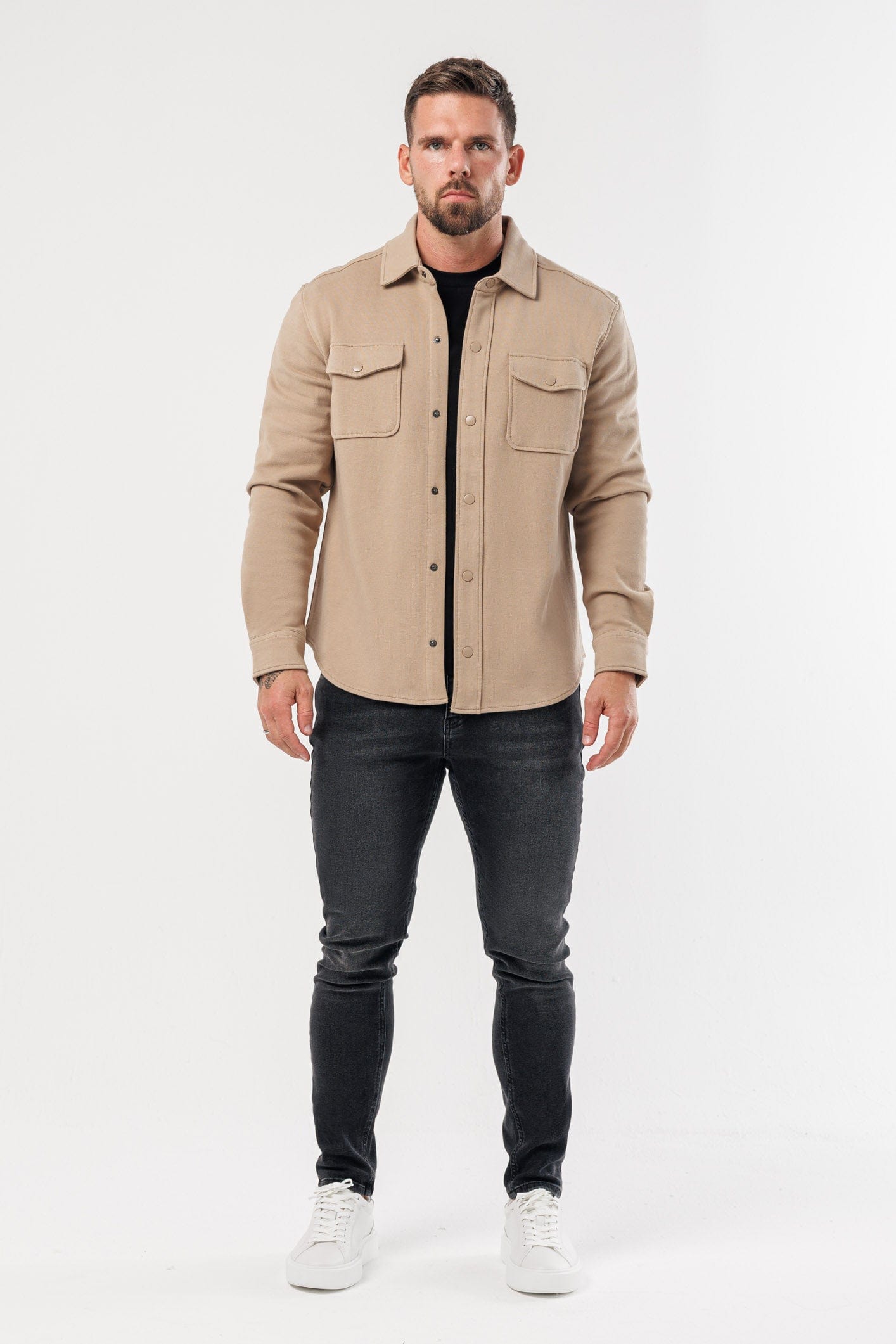 Culture® | Cotton Overshirt - Beige
