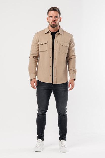 Culture® | Cotton Overshirt - Beige