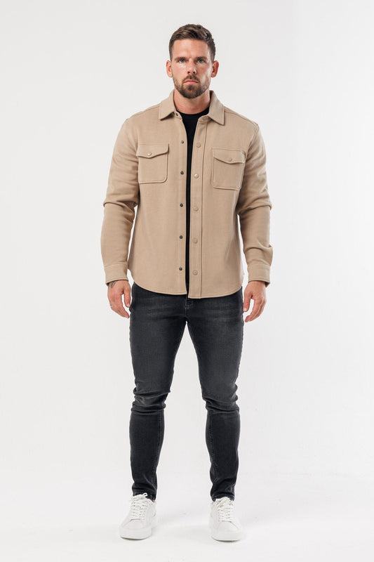 Culture® | Cotton Overshirt - Beige