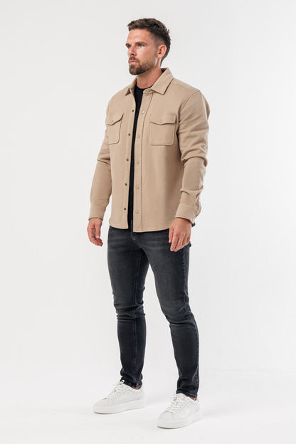Culture® | Cotton Overshirt - Beige