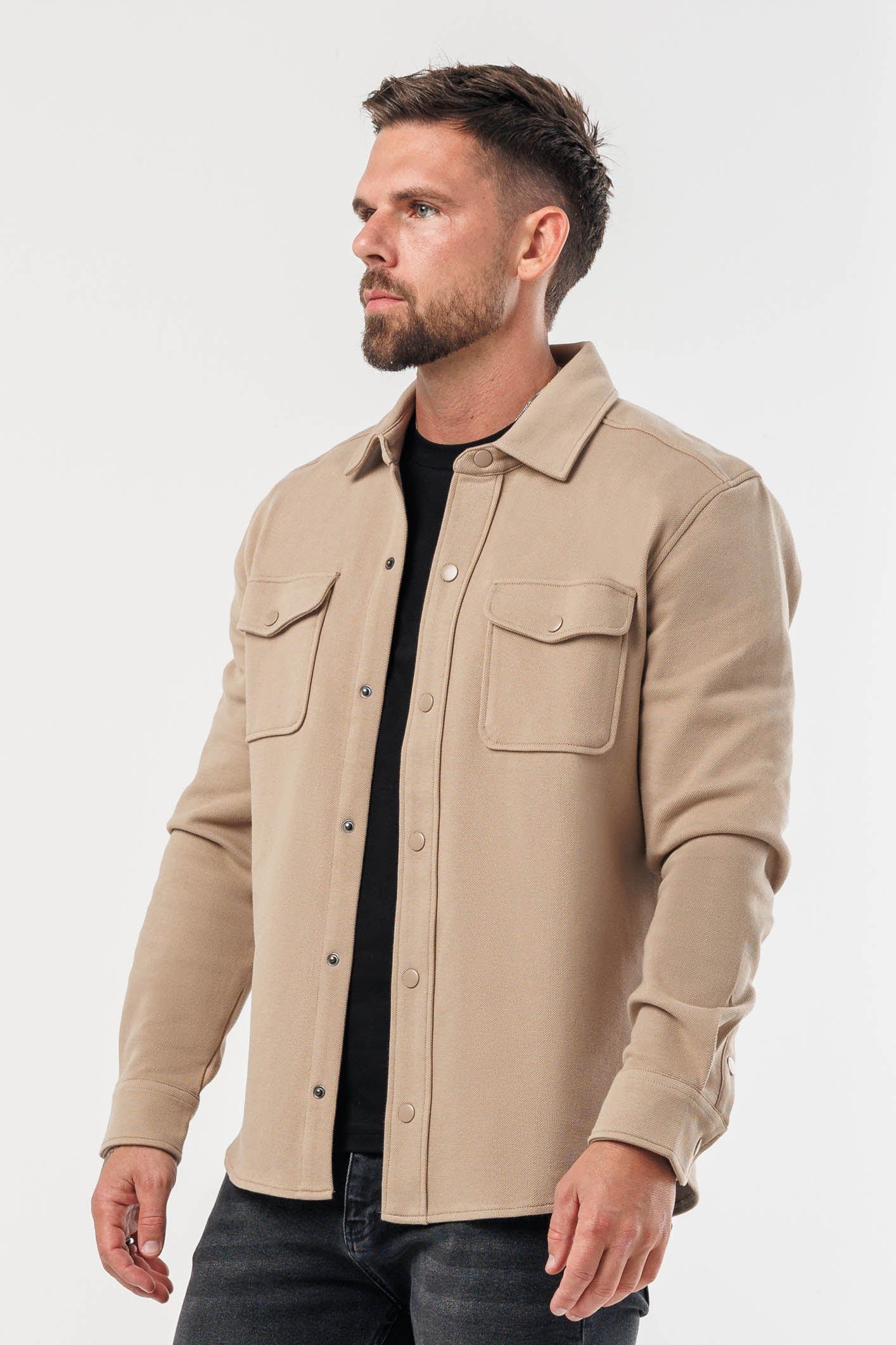 Culture® | Cotton Overshirt - Beige