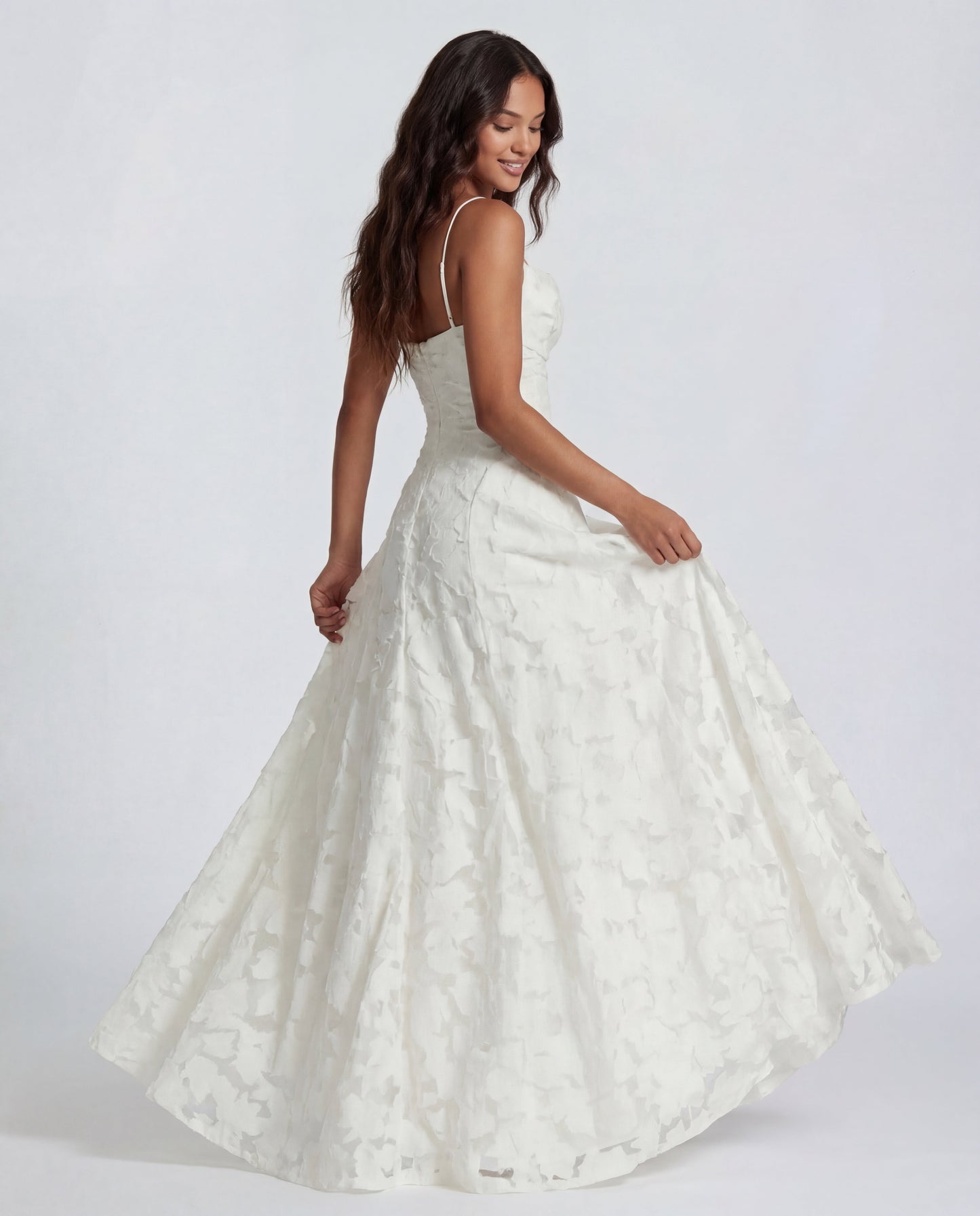 Culture® | Pastel Pink Floral Lace Maxi Dress