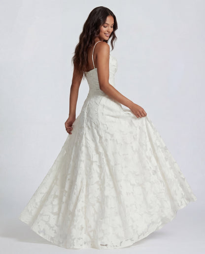 Culture® | Pastel Pink Floral Lace Maxi Dress