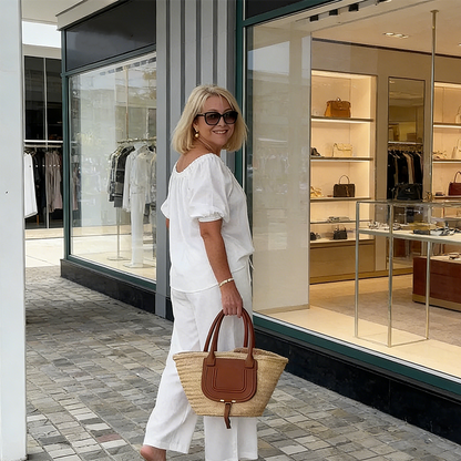 Culture® | Women's Linen Top & Pants 2-Piece Set