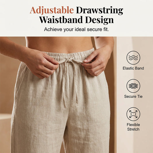 Culture® | Cotton Linen Cropped Pants