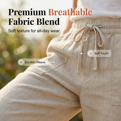 Culture® | Cotton Linen Cropped Pants