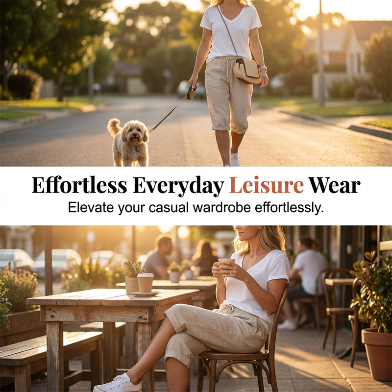 Culture® | Cotton Linen Cropped Pants