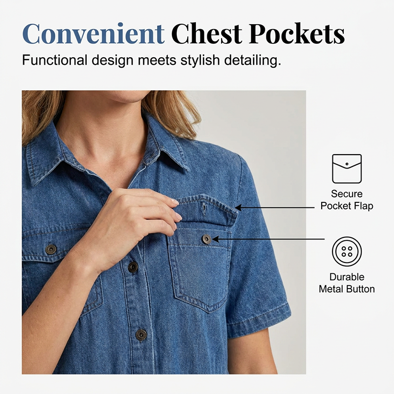 Culture® | Women's Vintage Denim Maxi Dress