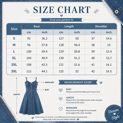 Culture® | Women's Vintage Denim Maxi Dress